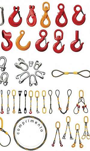 Acessórios de elevação de cargas Acessórios de elevação de cargas